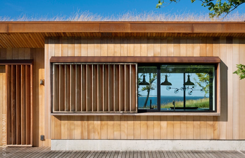 Такого вида и добивались архитекторы чтобы океан просматривался через окна дома.