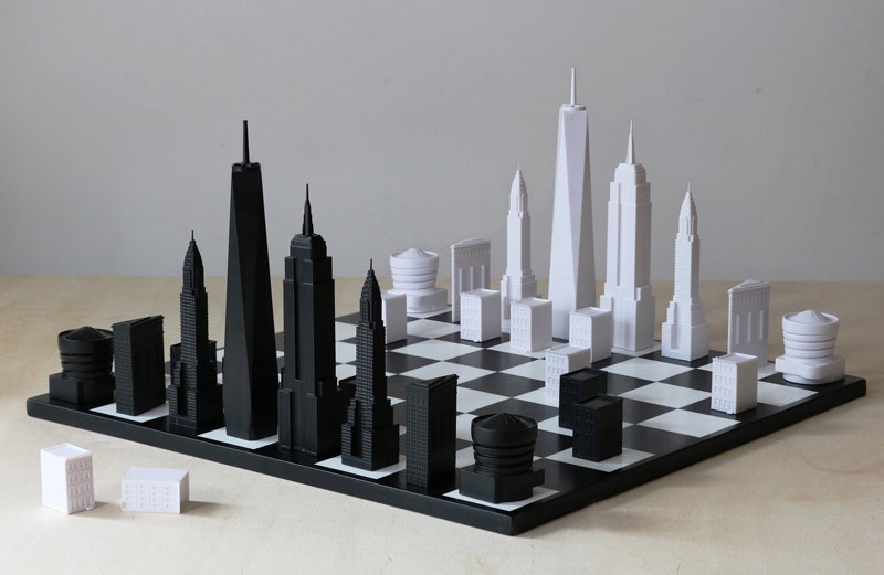 Архитектурные шахматы от лондонских архитекторов Яна Флуда и Криса Проссера