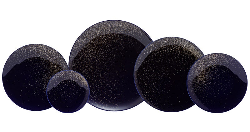 Французский дизайнер Филипп Апелу разработал серию тарелок с абстрактными узорами