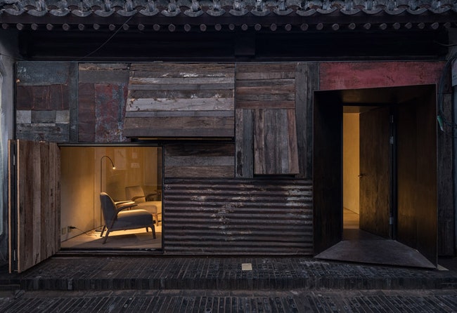 Один из примеров преображения пекинского хутуна микрохостел площадью 30 м².