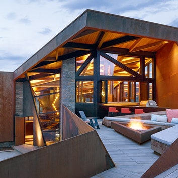 Геометричный дом в горах Колорадо