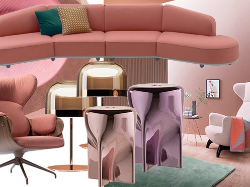 Тенденции Milan Design Week 2017: розовый и Ко