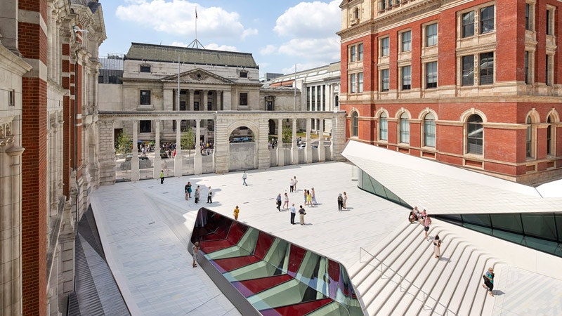 Завершено расширение Музея Виктории и Альберта в Лондоне под руководством Аманды Ливит