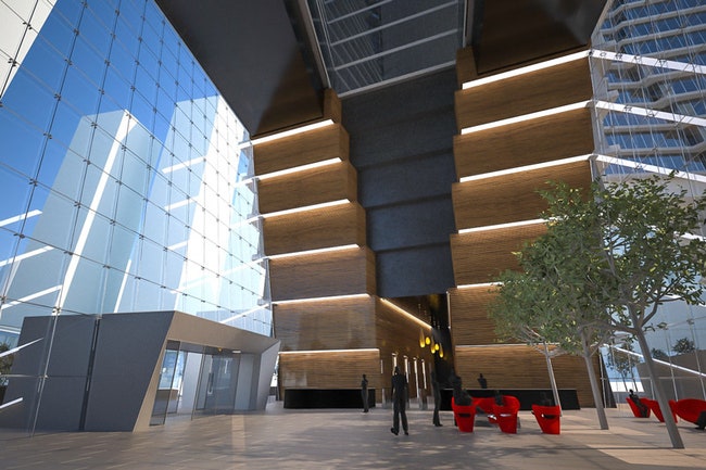 Самое высокое здание в Израиле по проекту Рона Арада офисный комплекс в ТельАвиве | Admagazine