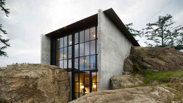 Дома в окружении скал архитектурные проекты встроенные в горный ландшафт | Admagazine
