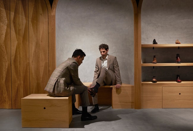Обувной бутик Faust в Осло работа архитектурной студии Snøhetta | Admagazine