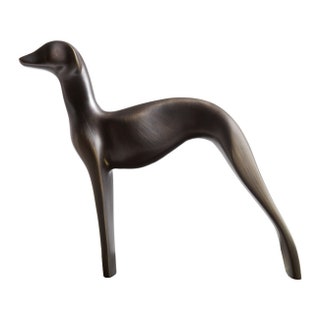 Скульптура Greyhound ­античная бронза Bellavista.