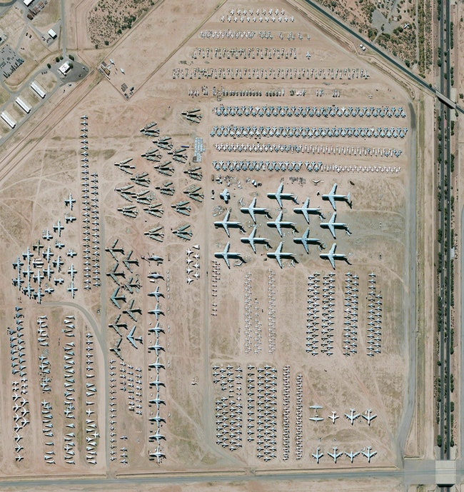 Авиабаза ВВС США quotДевисМонтенquot Тусон штат Аризона США.