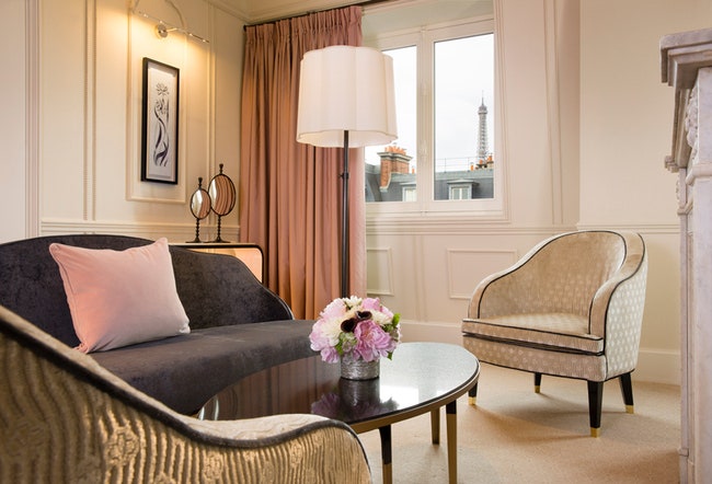 Отель Le Narcisse Blanc в Париже интерьеры ардеко с современной стилистикой | Admagazine