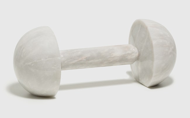 Дизайнерское оборудование для фитнеса гантели гиря скамейка от студии Tingest | Admagazine