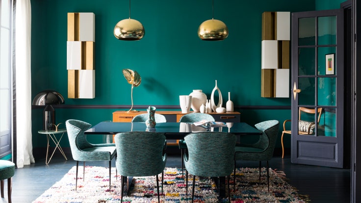 Квартира дизайнера АннСофи Пайере в Париже интерьеры в зеленом цвете | Admagazine