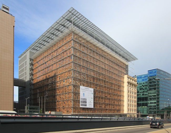 Штабквартира Совета ЕС в здании Residence Palace в Европейском квартале Брюсселя | Admagazine