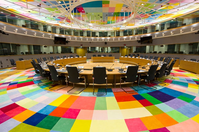 Штабквартира Совета ЕС в здании Residence Palace в Европейском квартале Брюсселя | Admagazine
