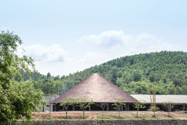 Ресторан Bambubuild с куполом из бамбука на севере Вьетнама | Admagazine