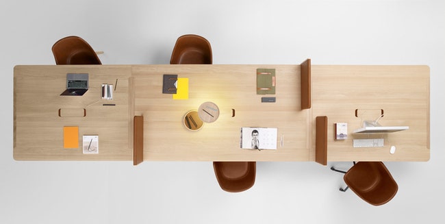 Офисные столы Heldu от дизайнеров Iratzoki  Lizaso для французской фабрики Alki | Admagazine