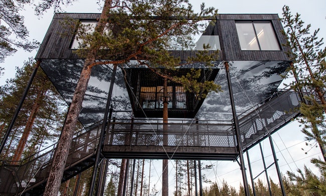 Хижина Treehotel от бюро Snøhetta новое пространство шведского отеля Treehotel | Admagazine
