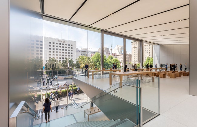 Обновленный магазин Apple в Лондоне проект реновации от бюро Foster  Partners | Admagazine