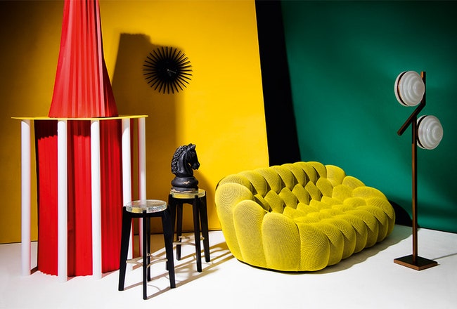 Итальянский дизайн в съемке AD влияние живописи Джорджо де Кирико на мебель и аксессуары | Admagazine