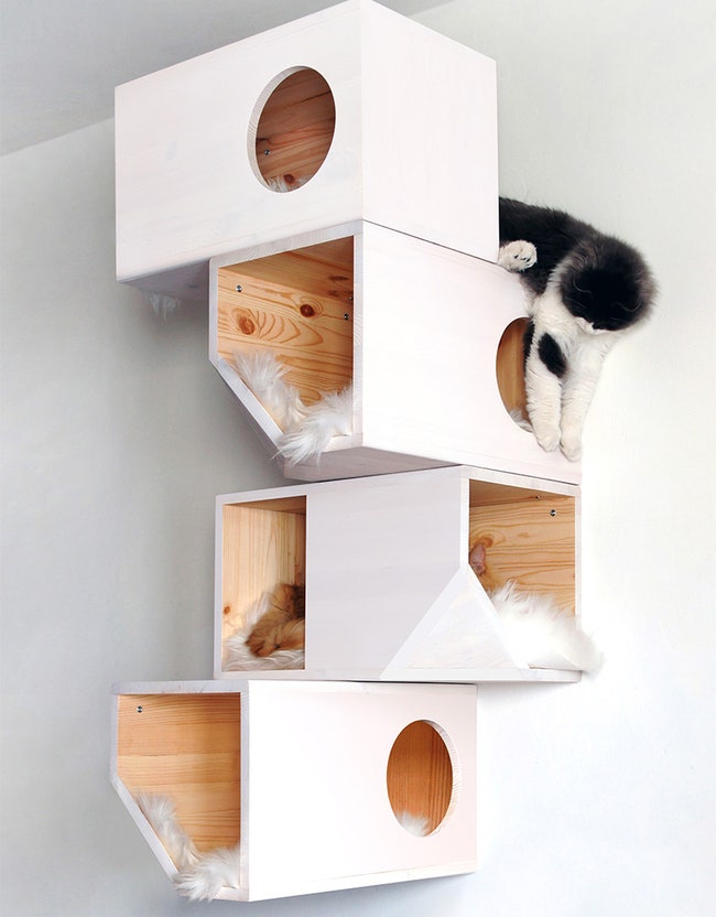 Подвесной домик для кошек от эстонской студии Catissa | Admagazine