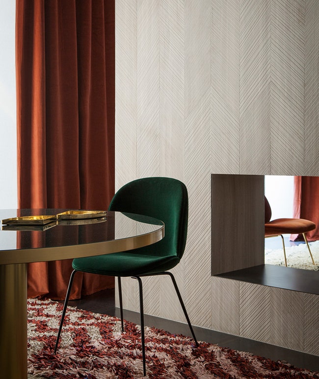 Шоурум Spotti Milano в Милане мебельная инсталляция Instant Panorama | Admagazine
