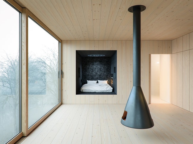 «Хижина для скорбящего человека» домик в Итаке от архитекторов бюро WOJR | Admagazine