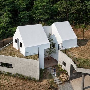 Дом-ракушка в Южной Корее