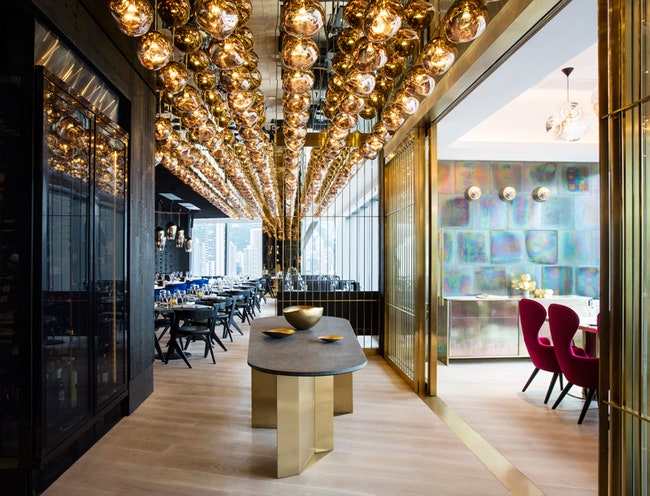Ресторан Alto в Гонконге фото интерьеров оформленных Томом Диксоном | Admagazine