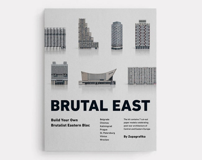 Бумажный конструктор Brutal East от дизайнерского дуэта Zupagrafika | Admagazine