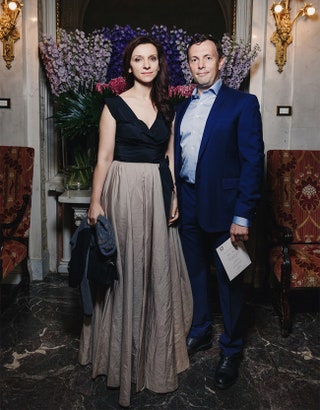 Архитектор Ирина Глик с супругом.