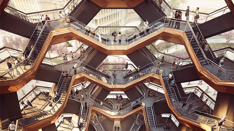 Смотровая площадка Vessel в НьюЙорке проект английской дизайнстудии Heatherwick | Admagazine