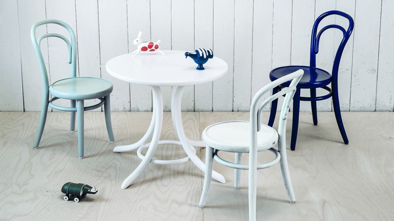 Детская венская мебель Petit от фабрики Ton стол стулья и стульчик для кормления | Admagazine