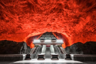 Станция Solna Centrum Стокгольм.