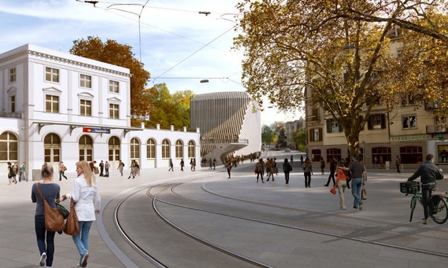 Проект Сантьяго Калатравы офисное здание в Цюрихе | Admagazine
