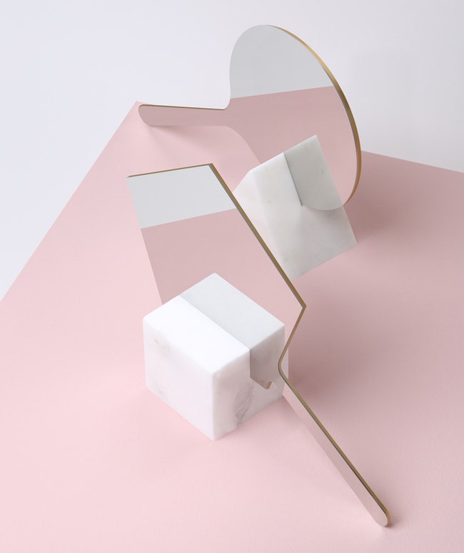 Коллекция зеркал Ashkal ультратонкие аксессуары с простой геометрией | Admagazine