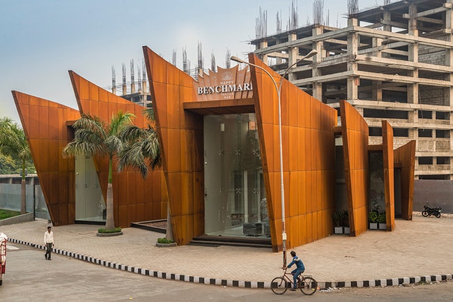 Офисное здание The Crescent из стальных листов в Индии | Admagazine