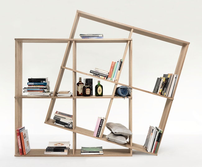 Стеллажтрансформер X2 Smart Shelf от студии Wewood | Admagazine