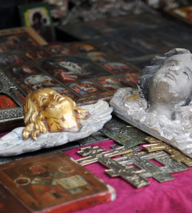 Блошиный рынок в Измайлово своими находками делится декоратор Анна Эрман