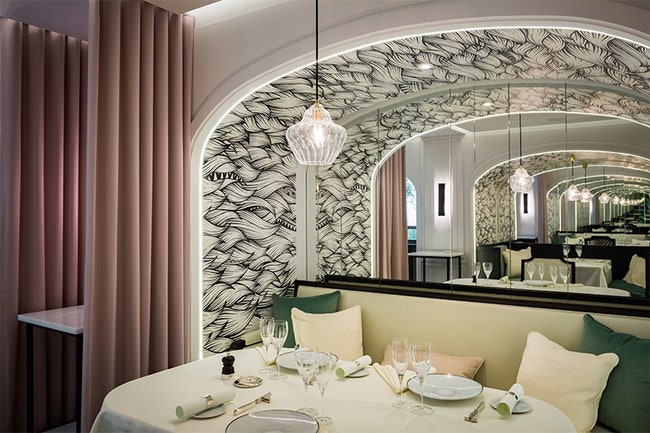 Ресторан Histoires фото интерьеров заведения Матье Пако в Париже | Admagazine