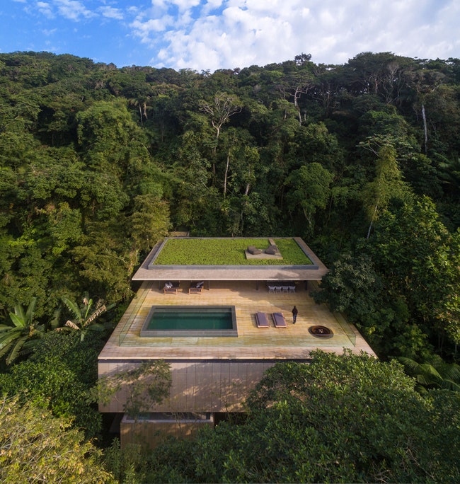 Дом в джунглях в Бразилии трехэтажное здание от Studio MK27 | Admagazine