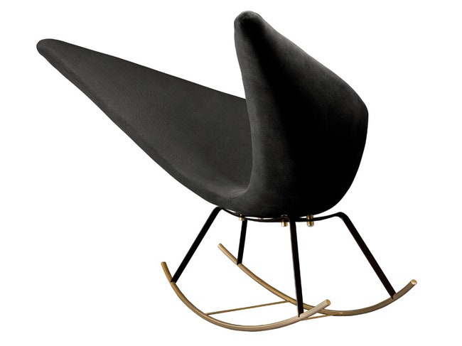 Креслокачалка Great Egret в форме цапли от дизайнеров Шарбель Гарибеи и Стефани Саяр | Admagazine