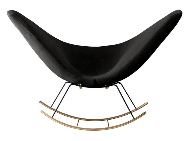 Креслокачалка Great Egret в форме цапли от дизайнеров Шарбель Гарибеи и Стефани Саяр | Admagazine