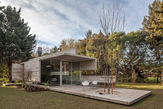 Павильон для отдыха из бетона в БуэносАйресе работа студии Besonías Almeida arquitectos | Admagazine
