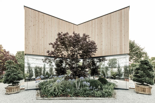 Деревянный офис в Австрии в форме трехлучевой звезды от дизайнстудии Josep | Admagazine