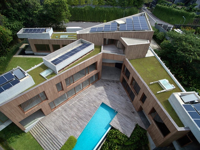 Зеленая резиденция в Сингапуре