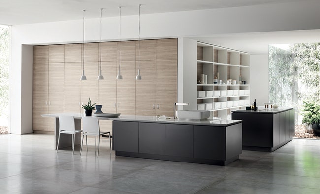 Кухонная коллекция Ki по дизайну Nendo для Scavolini керамические емкости и полки | Admagazine