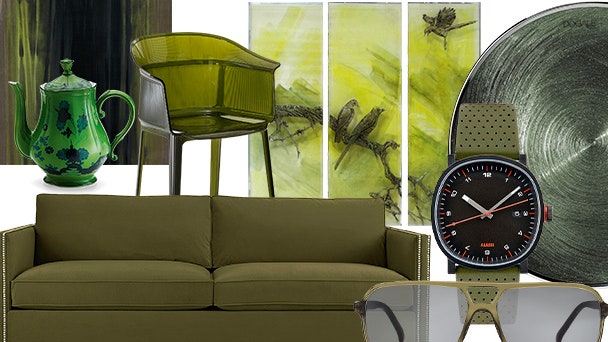 Цвет хаки в дизайне интерьеров мебель и аксессуары военного оттенка зеленого | Admagazine
