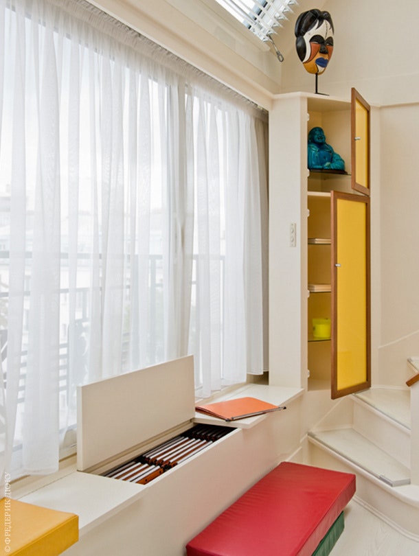 Квартира в Париже площадью 30 кв.м обустройство интерьера в маленьком пространстве | Admagazine