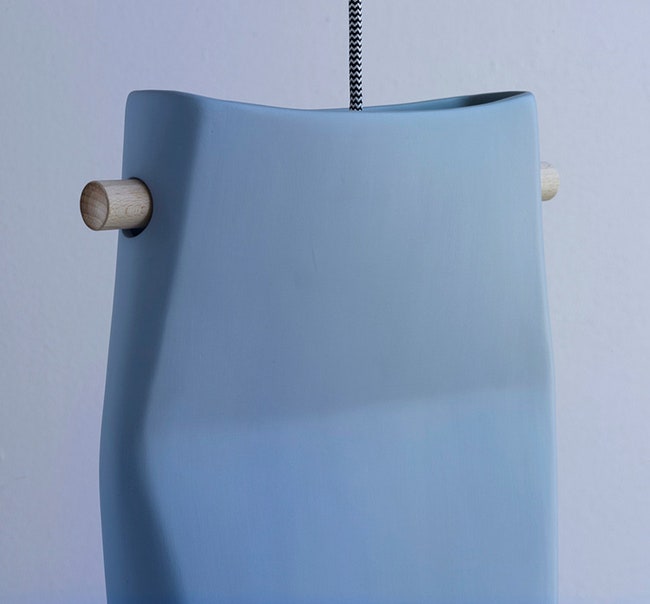 Керамические светильники Dent с вмятинами для итальянской фабрики miniforms | Admagazine