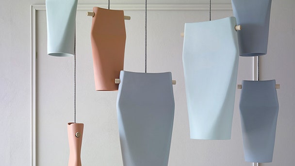 Керамические светильники Dent с вмятинами для итальянской фабрики miniforms | Admagazine