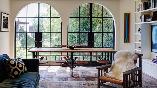 Дом Джейми Тарсес в колониальном стиле в Калифорнии фото интерьеров | Admagazine